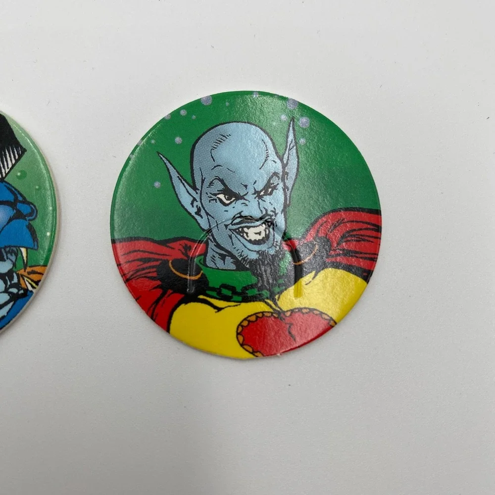 Marvel Fantastic Four Pogs Lot of 3 1994 Doctor Doom Attuma‎ Warlord Krang